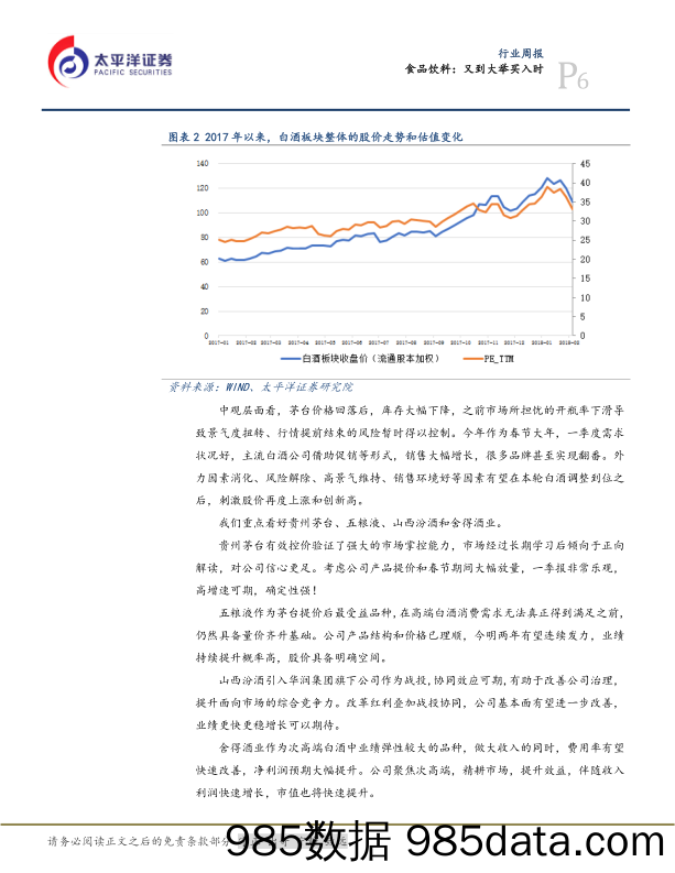 食品饮料：又到大举买入时_太平洋插图5