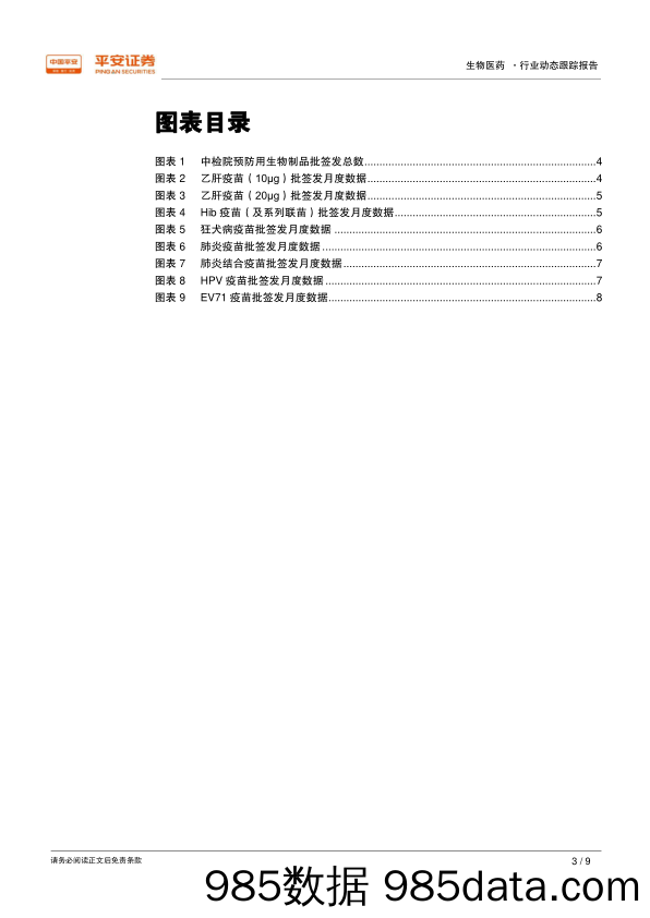 生物医药行业动态跟踪报告：疫苗批签发数据跟踪：总体稳定，局部有细微变化_平安证券插图2