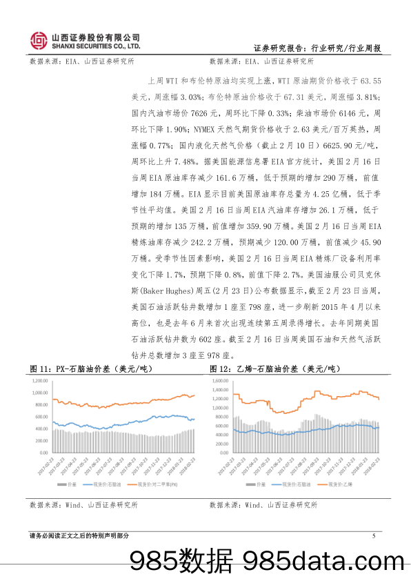 石油化工行业周报：上海原油期货上市进入倒计时，看好民营大炼化项目_山西证券插图4