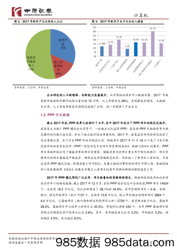 计算机行业月报：估值优势明显，投资价值凸现_中原证券插图3