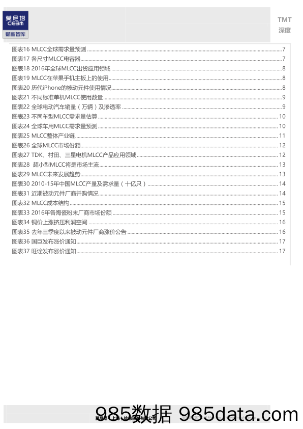 电子元器件专题：MLCC涨价持续，行业龙头受益_莫尼塔投资插图2