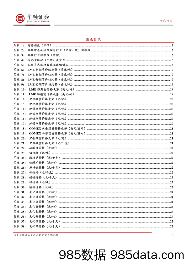 有色行业周报：工业金属价格低迷，锂钴价格持续上涨_华融证券插图2