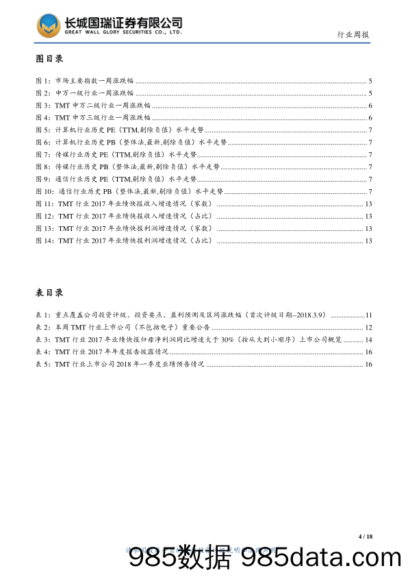 TMT行业周报2018年第10期（总第19期）：富士康创最快IPO过会记录，流量漫游费将于7月1日前取消_长城国瑞证券插图3