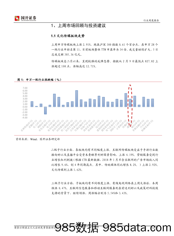 文化传媒行业周报：板块表现较为活跃 把握业绩及主题性机会_国开证券插图3