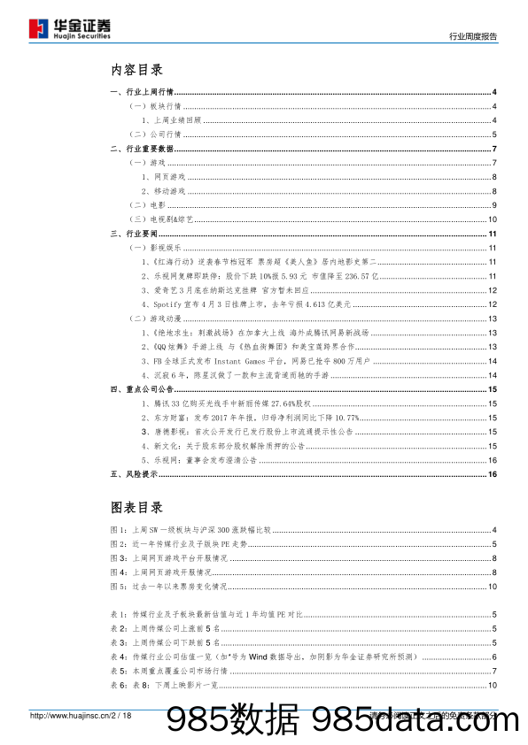 传媒行业周度报告：估值底部+业绩确定，细分赛道真龙头有望成为重估品种_华金证券插图1