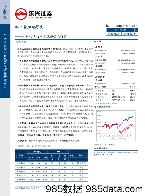 基础化工行业深度报告之轮胎：配上轮胎跑得快_东兴证券