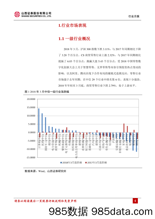 商贸零售行业3月报：AT站队旗鼓暂歇，关注零售数字化转型趋势_山西证券插图3