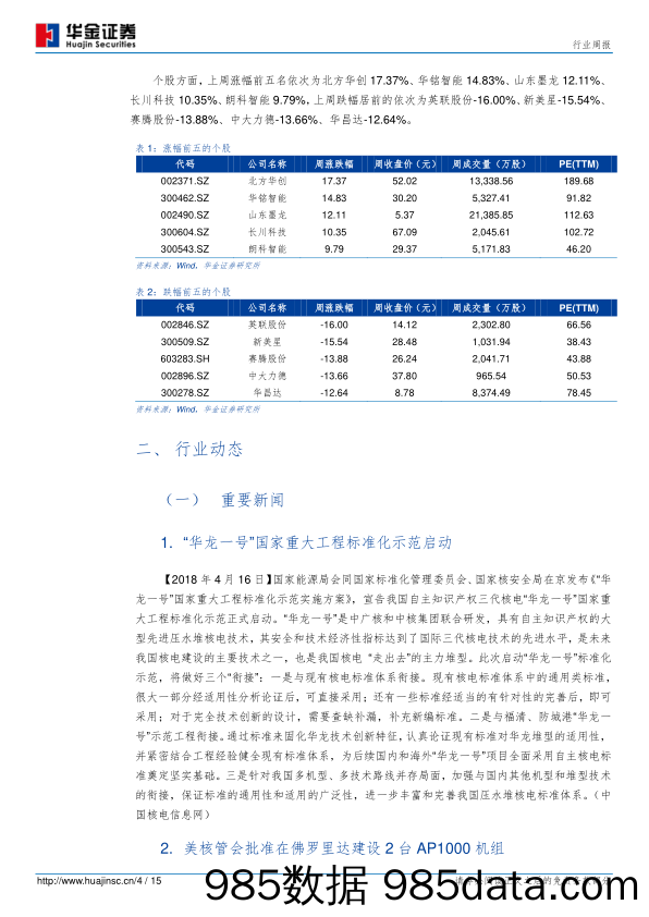 机械第17周周报：中兴事件催化，半导体设备行迎战略发展机遇期_华金证券插图3