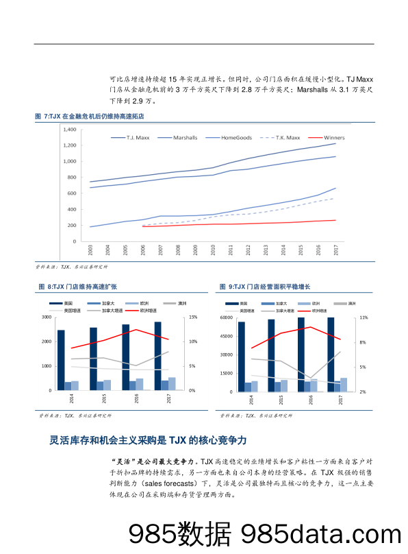 商贸零售行业专题报告：TJX-从品牌折扣之王看线下百货另一出路_东兴证券插图4