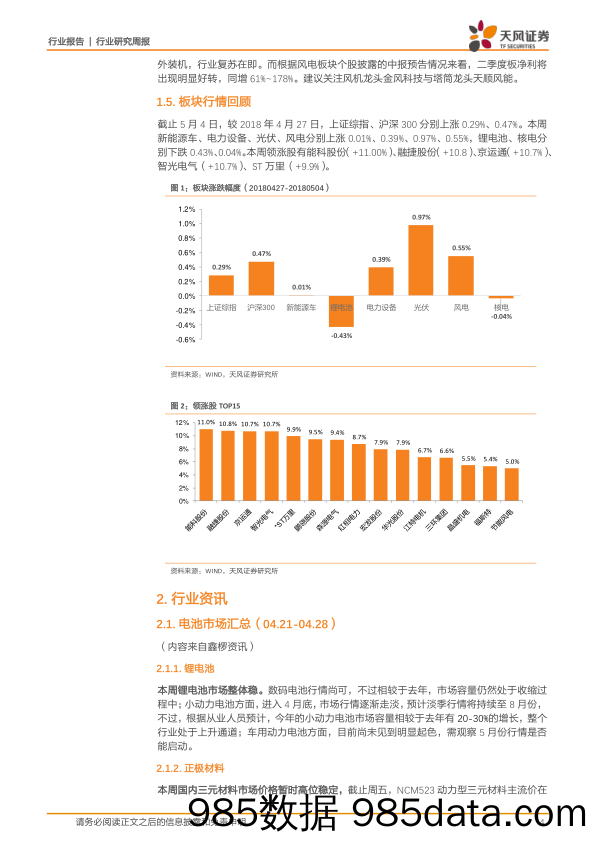 电气设备行业研究周报：大众电池订单再度加码，硅料价格小幅上升_天风证券插图3