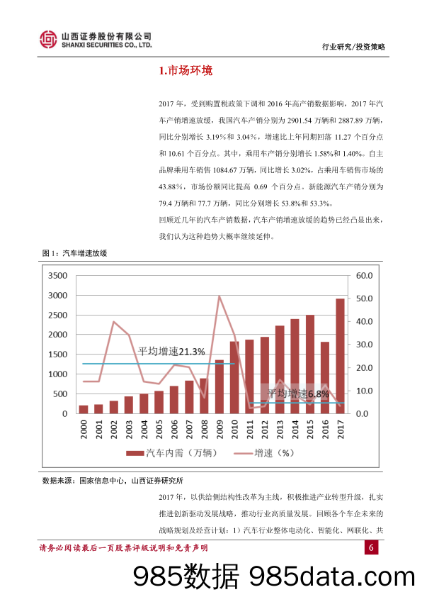 汽车行业2017年年报综述及投资策略：板块差异较大，龙头优势凸显_山西证券插图5