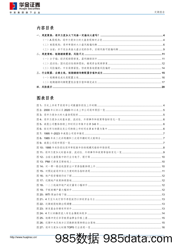 定期报告：严监管下风格一定偏向大盘吗？-240420-华金证券插图1