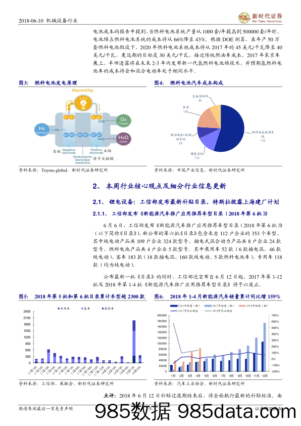 2018年机械行业周报6月第2期：激光设备产业或迎来加速发展，新补贴目录保障新能源汽车销量_新时代证券插图4