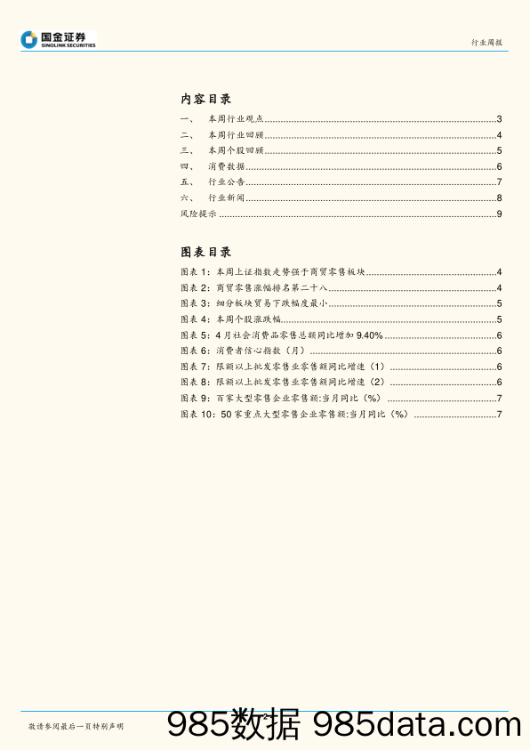 批发和零售贸易行业研究周报：5月CPI同比增长1 .8%，CDR进入实操阶段_国金证券插图1