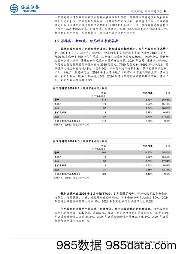 政策专题报告：中国和东盟互为第一大贸易伙伴，中国高技术产业引进FDI占比创历史新高-240422-海通证券插图5