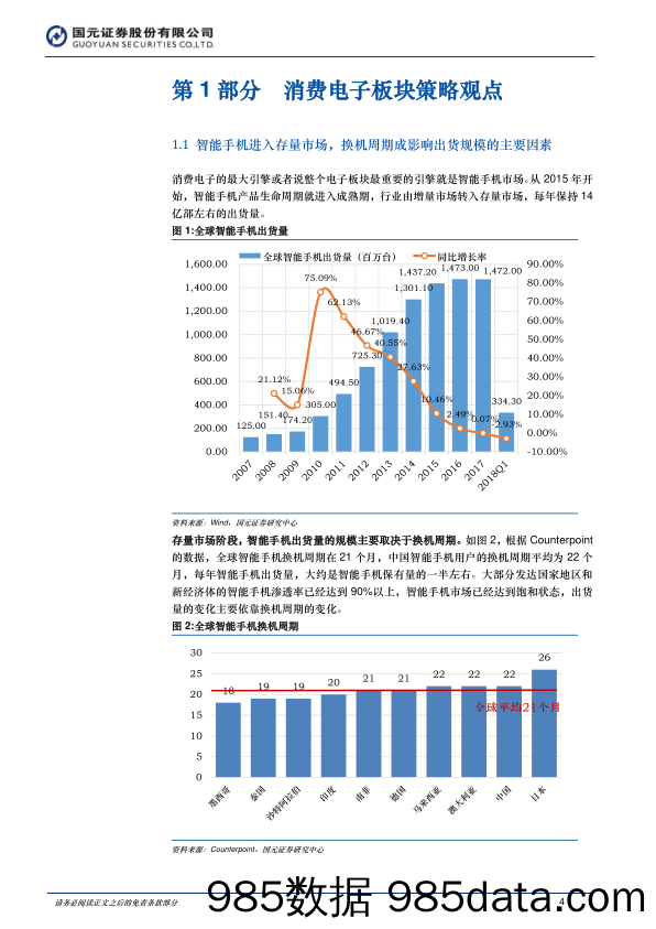 2018年电子行业中期投资策略：“机”不可失，“芯”跳加速_国元证券插图3