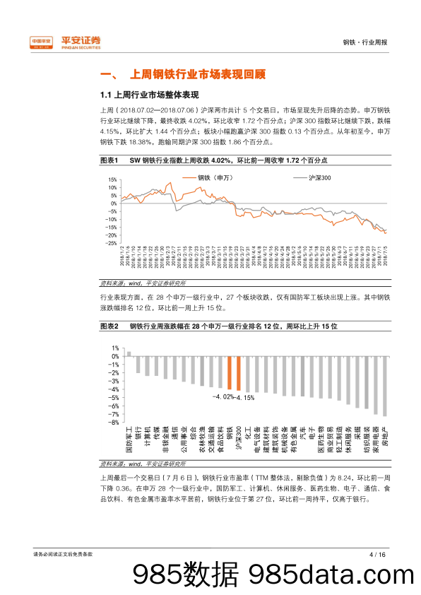 钢铁行业周报：高炉开工率上升，社会库存下降，钢材淡季需求显韧性_平安证券插图3