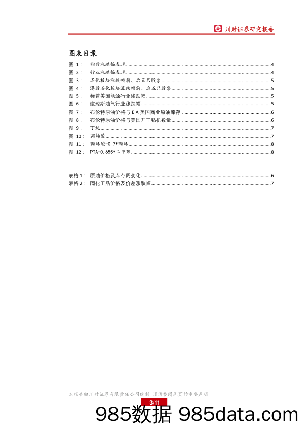 石油化工行业周报：油价短期下行，关注中报预期差_川财证券插图2