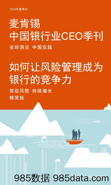 中国银行业CEO季刊：如何让风险管理成为银行的竞争力_麦肯锡咨询