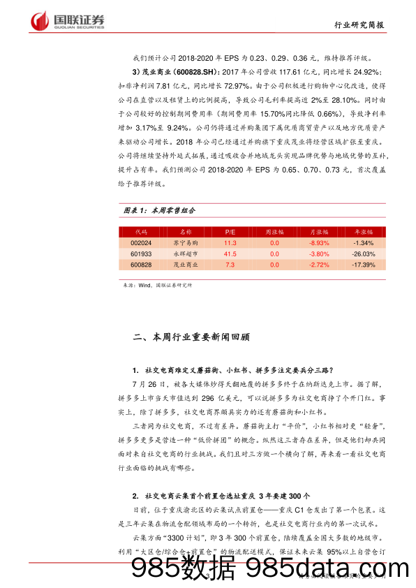 商业贸易行业：行业下行方显龙头优秀品质_国联证券插图2