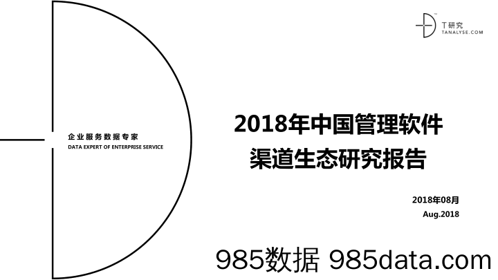 2018年中国管理软件渠道生态研究报告_T研究