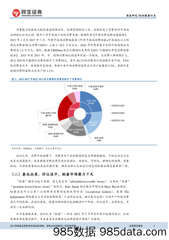 纺织服装行业深度报告：轻奢行业前景广阔，聚集中高端时尚集团_民生证券插图3