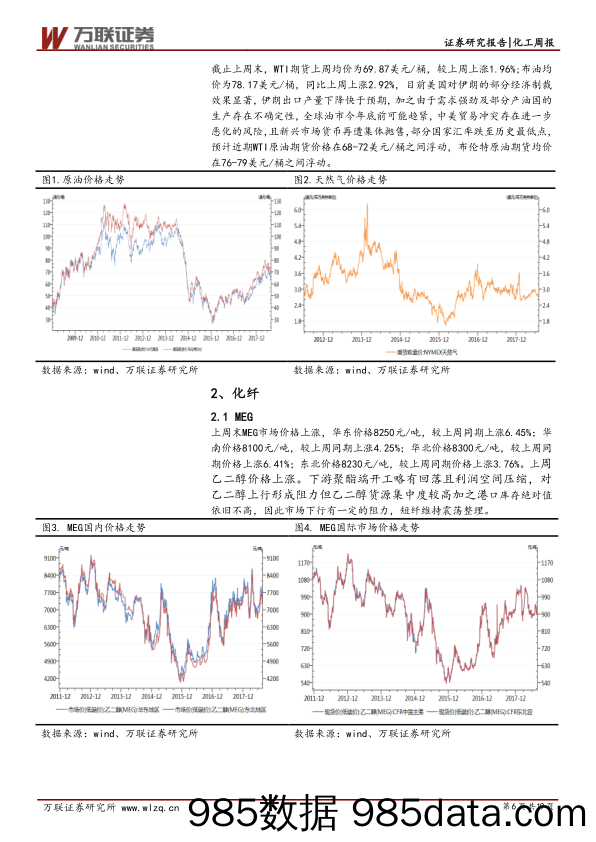 化工行业周报：PX、MEG价格持续上涨，周期商品迎来旺季_万联证券插图5