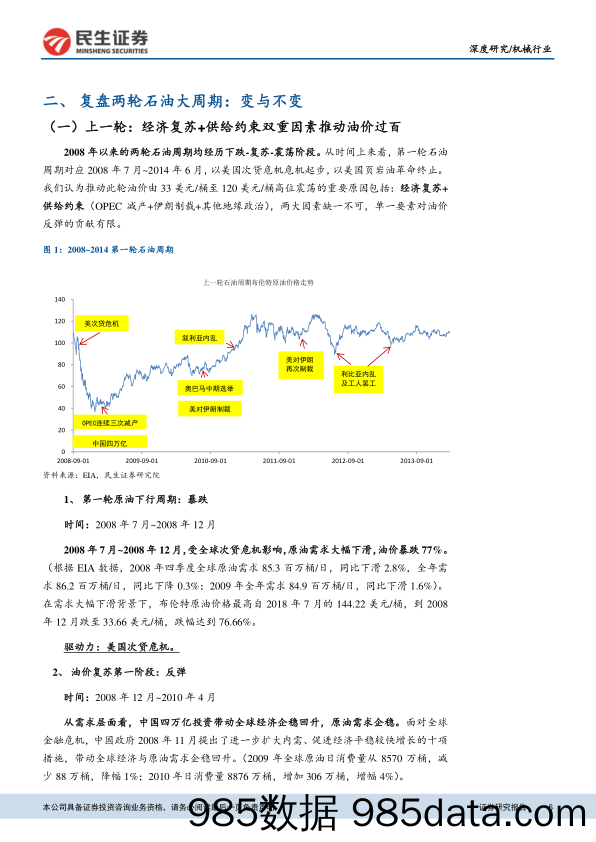 机械行业深度报告：以史为鉴，两次原油大周期的历史比较_民生证券插图5