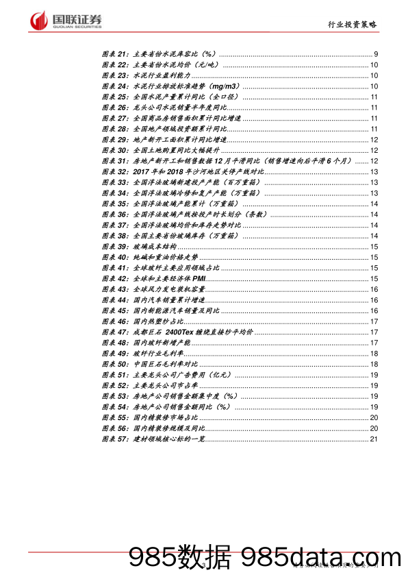 建材行业2019年度策略：大浪淘沙沉者金，风卷残云胜者王_国联证券插图2