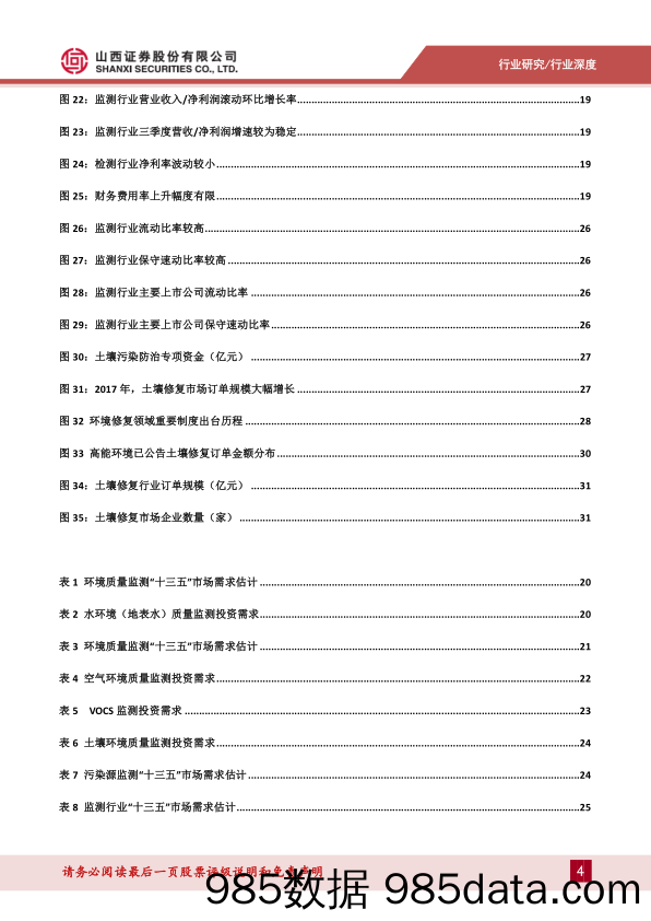 环保行业2019年度投资策略：监测行业稳定性较强，土壤修复景气度提升_山西证券插图3