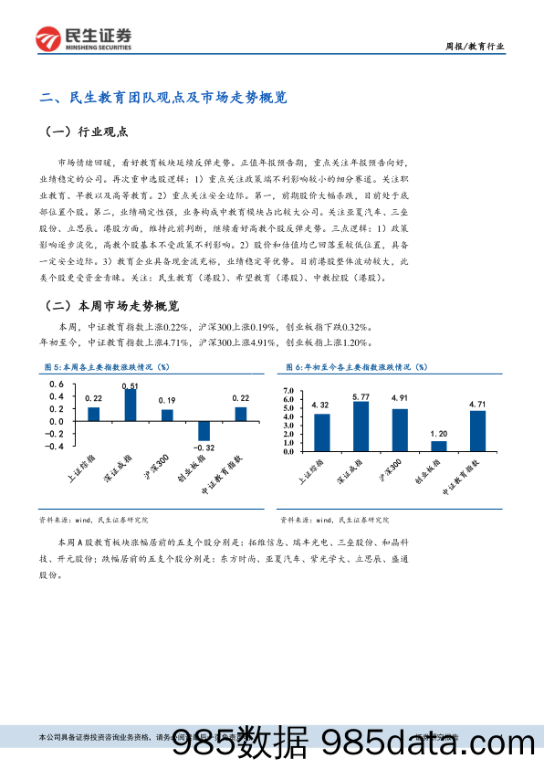 教育行业周报：K12双巨头营收增速喜人，对头部公司影响或有限_民生证券插图3