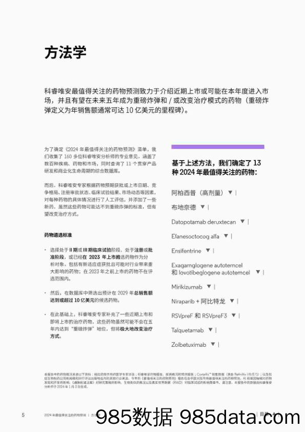 20240120-科睿唯安-医学行业新前沿：2024年最值得关注的药物预测插图4