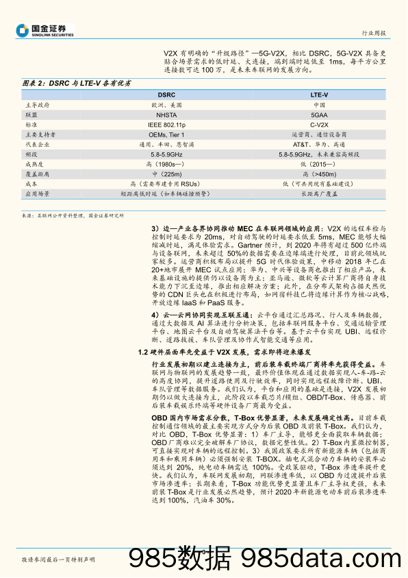 通信行业研究周报：车联网浪潮谁家受益，中联通大单影响几何？_国金证券插图2