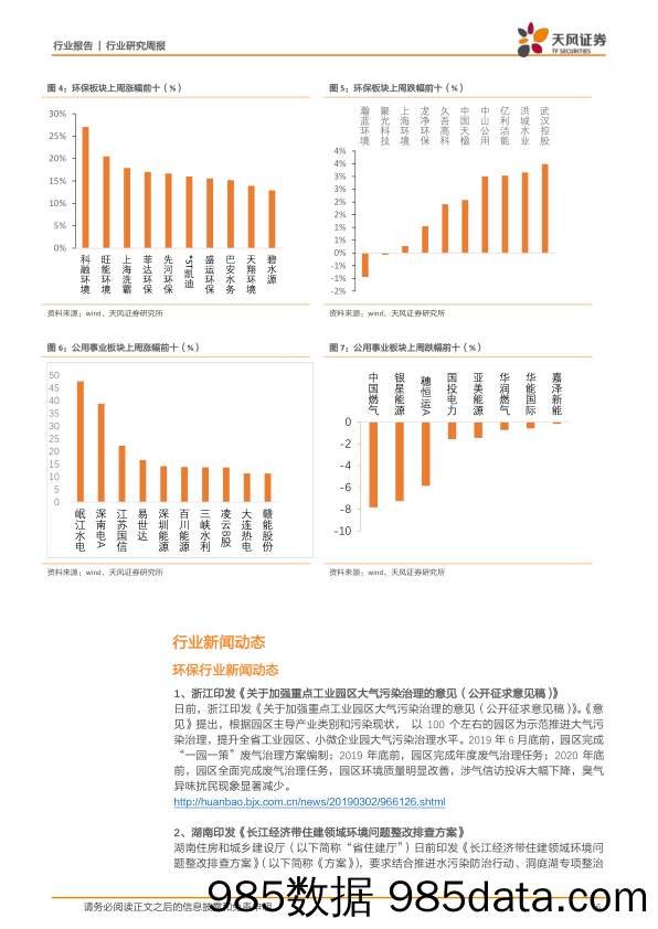 公用事业行业研究周报：新工业环保时代来临，3月金股：上海洗霸+龙净环保！_天风证券插图5