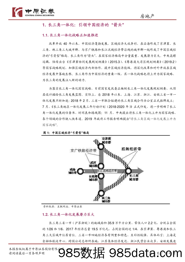 长三角一体化行业专题研究：长三角一体化：长弓已启，“箭”指未来_中原证券插图4