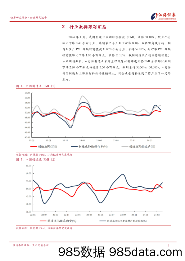 机械设备行业跟踪报告-240507-江海证券插图5