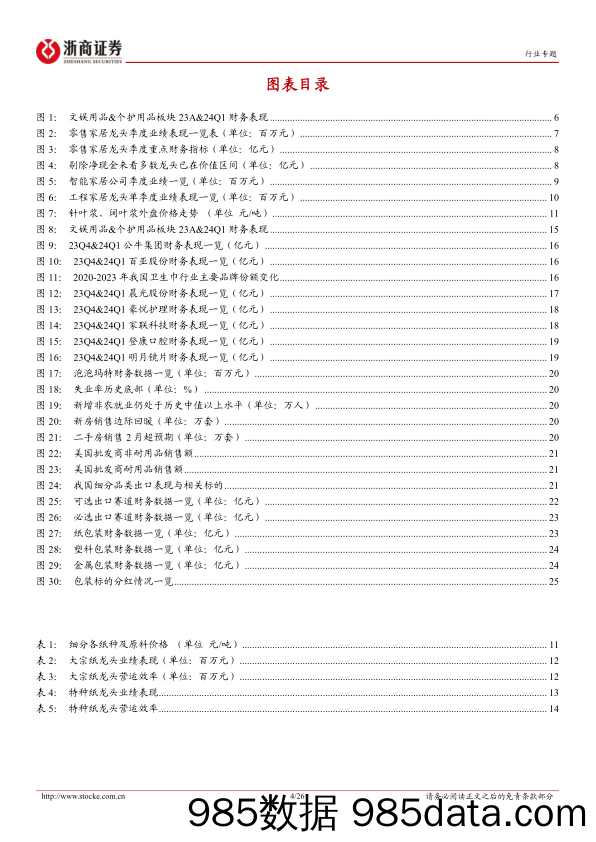 轻工制造行业23A%2624Q1业绩综述：消费资产优选格局，出海聚焦份额提升-240505-浙商证券插图3