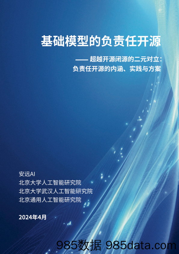 2024基础模型的负责任开源-超越开源闭源的二元对立：负责任开源的内涵、实践与方案报告插图