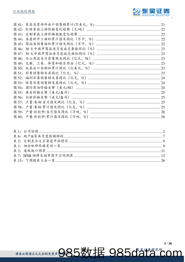 东吴证券跟踪周报：10月竣工面积增速同比大幅提升，持续看好地产链景气回暖_东吴证券插图4