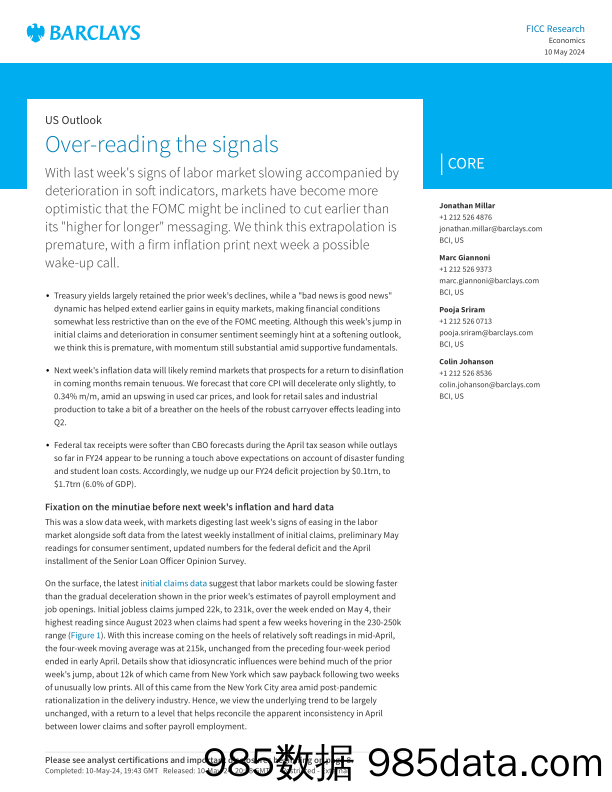 Barclays_US_Outlook_Over_reading_the_signals