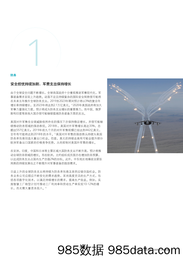 2020年全球航空航天及防务行业展望：防务领域持续高涨，商用航空航天则出现短暂下行_德勤插图2