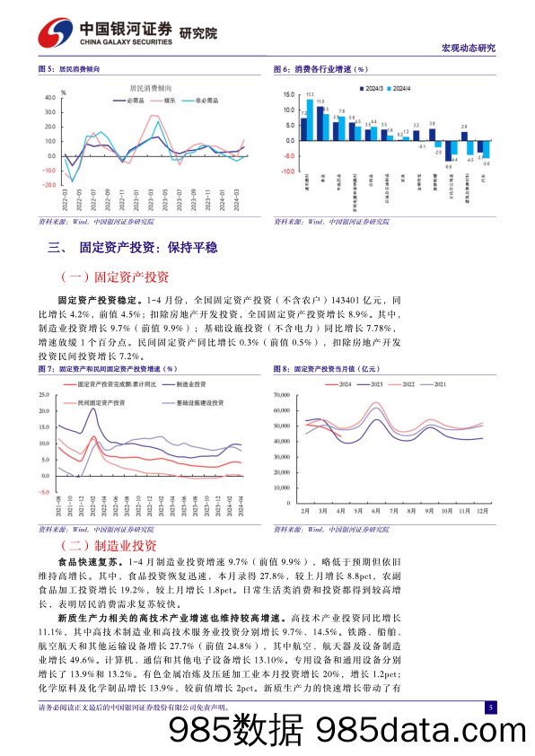 2024年4月经济数据分析：供需矛盾加剧，政策转变到来-240517-银河证券插图4