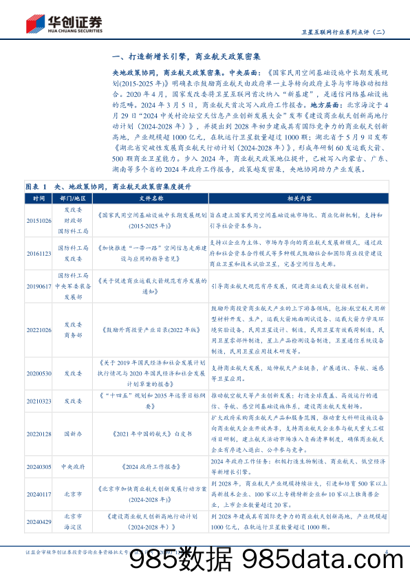 卫星互联网行业系列点评(二)：商航政策密集落地，首颗中轨卫星升空-240523-华创证券插图3