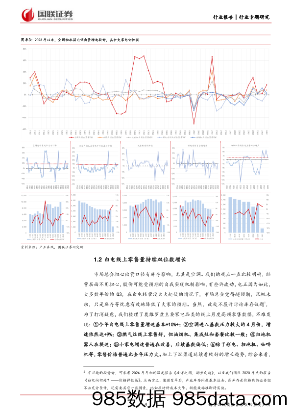 家用电器行业专题研究：被低估的更新和政策弹性-240519-国联证券插图3