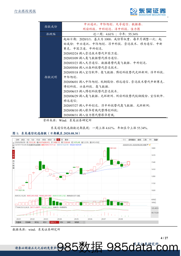 通信本周专题：中报业绩持续向好，持续关注IDC、光模块、物联网等优质赛道_东吴证券插图3