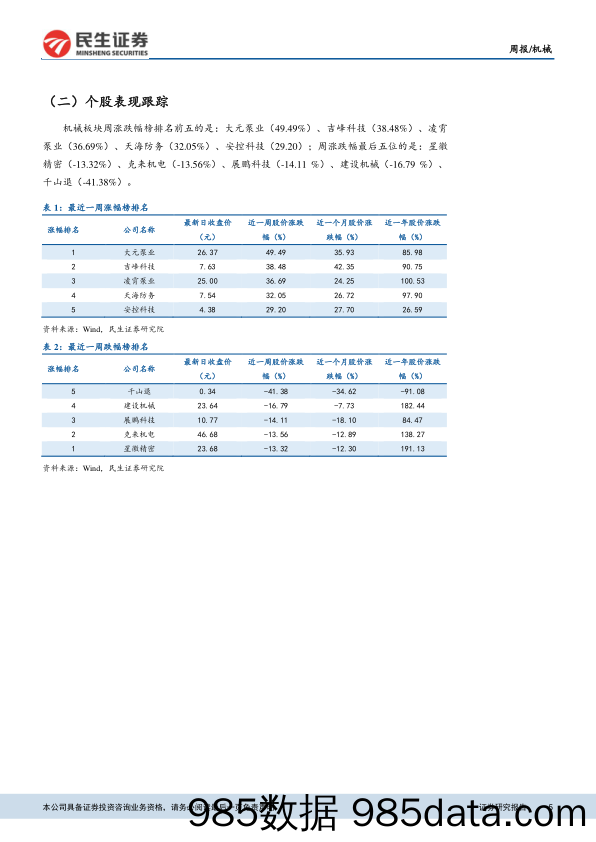 机械周报：工程机械中报亮眼，印证行业上行逻辑_民生证券插图4