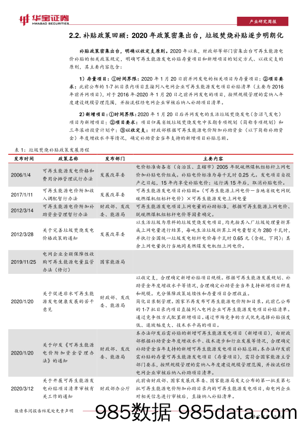 资源环境行业周报：生物质发电补贴政策出台，推动行业朝市场化运营发展_华宝证券插图4