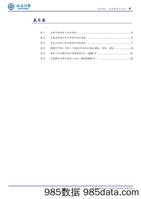 社会服务行业2023%261Q24业绩总结：增长趋势分化，把握结构性机遇-240526-海通证券插图3