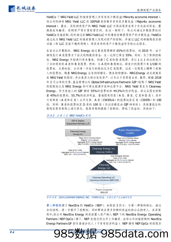 能源行业转型研究报告：新能源融资模式YieldCo解析与回顾-240529-长城证券插图3