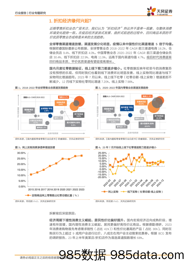 折扣零售系列报告一：零售革新风正起，折扣经济千帆竞-20240128-天风证券插图3